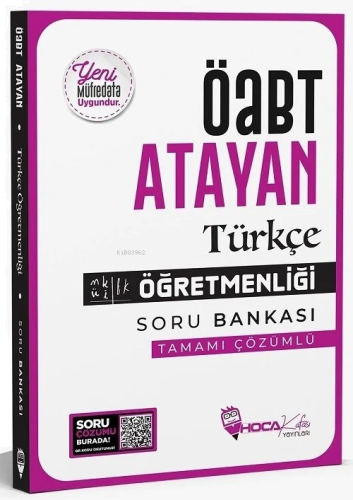 ÖABT Türkçe Öğretmenliği Soru Bankası Çözümlü
