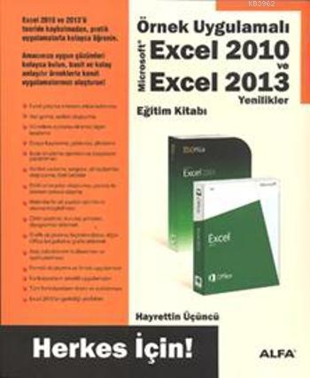 Örnek Uygulamalı Excel 2010 ve Excel 2013